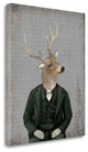 "Mr. White Tall" By Sarah Ogren, Giclee Print on Gallery Wrap Canvas