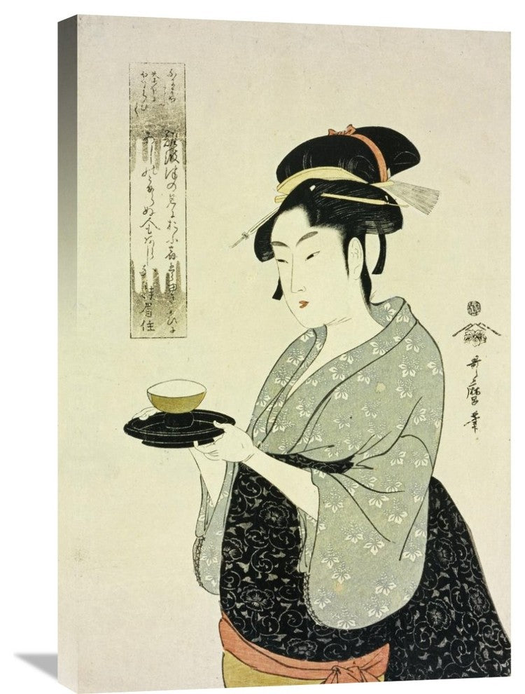 "Portrait of Naniwaya Okita" Artwork