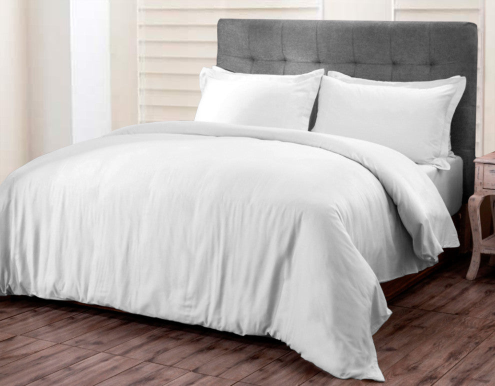 A1HC GOTS Certified Organic Cotton Duvet Cover, Queen