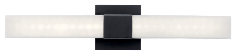 Neltev Matte Black Linear Bath 24in LED