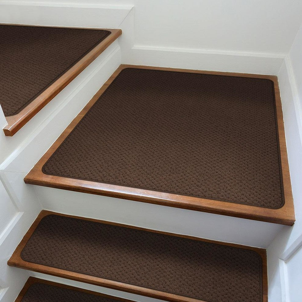 Attachable Rug for Stair Landings, Chocolate Brown, 2'x3'