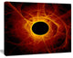 The Eye of God Digital Art, Abstract Wall Art Canvas, 20x12