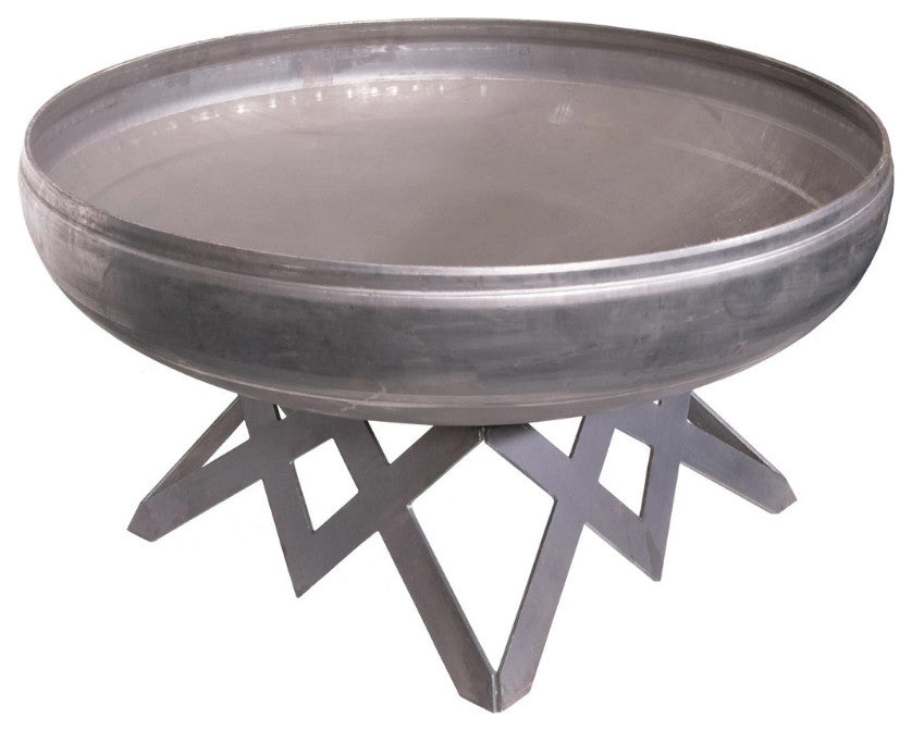 Ohio Flame Liberty Round Steel Fire Pit, 36" Round, Angular Base