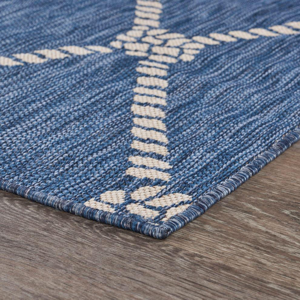 Nautical Knot Indoor Outdoor Rug, 7'6"x9'5"