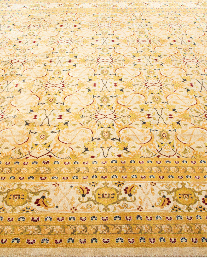 Mogul, One-of-a-Kind Hand-Knotted Area Rug Ivory, 8' 2" x 10' 3"