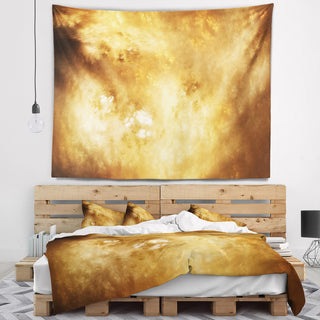 Perfect Brown Starry Sky Abstract Wall Tapestry, 80"x68"