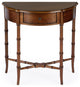 Skilling Demilune Console Table, Brown