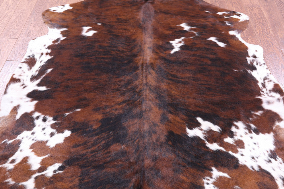 6' 6" X 6' 1" Natural Cowhide Rug C2361