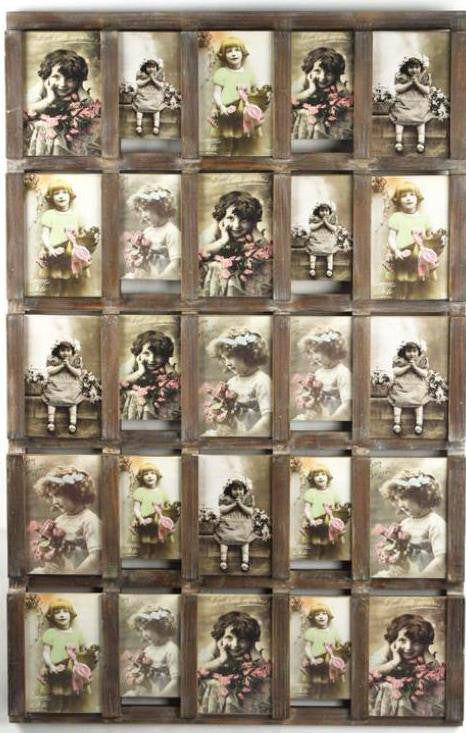 Photo Frame Beige Radial Pine