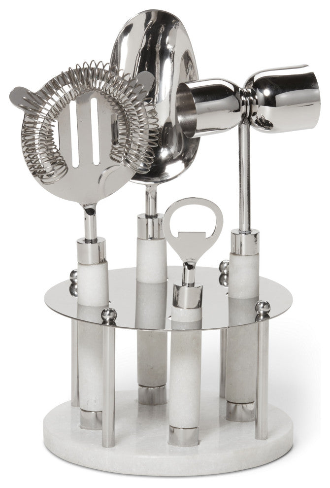 Roman Marble Bar Collection, Bar Tool Set
