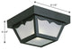 1-Light Close-To-Ceiling, Black