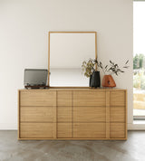 Nova Domus Berlin Modern Natural Oak Bedroom Set, Queen