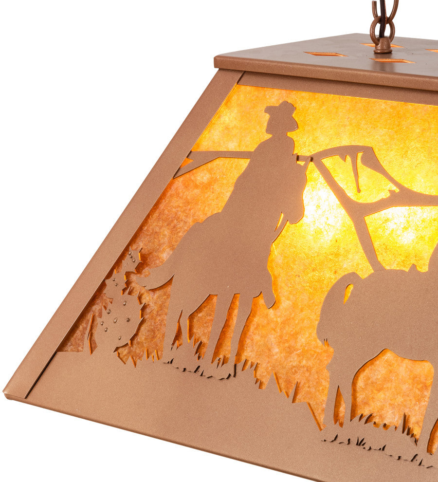 33 Long Rustlers Oblong Pendant