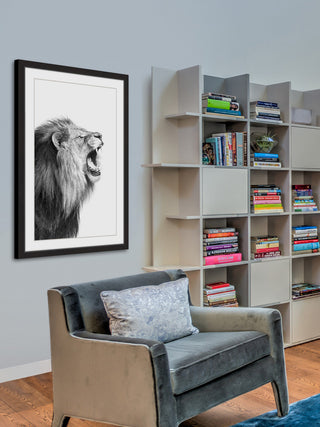 "Man Is Right" Framed Painting Print, 30x45