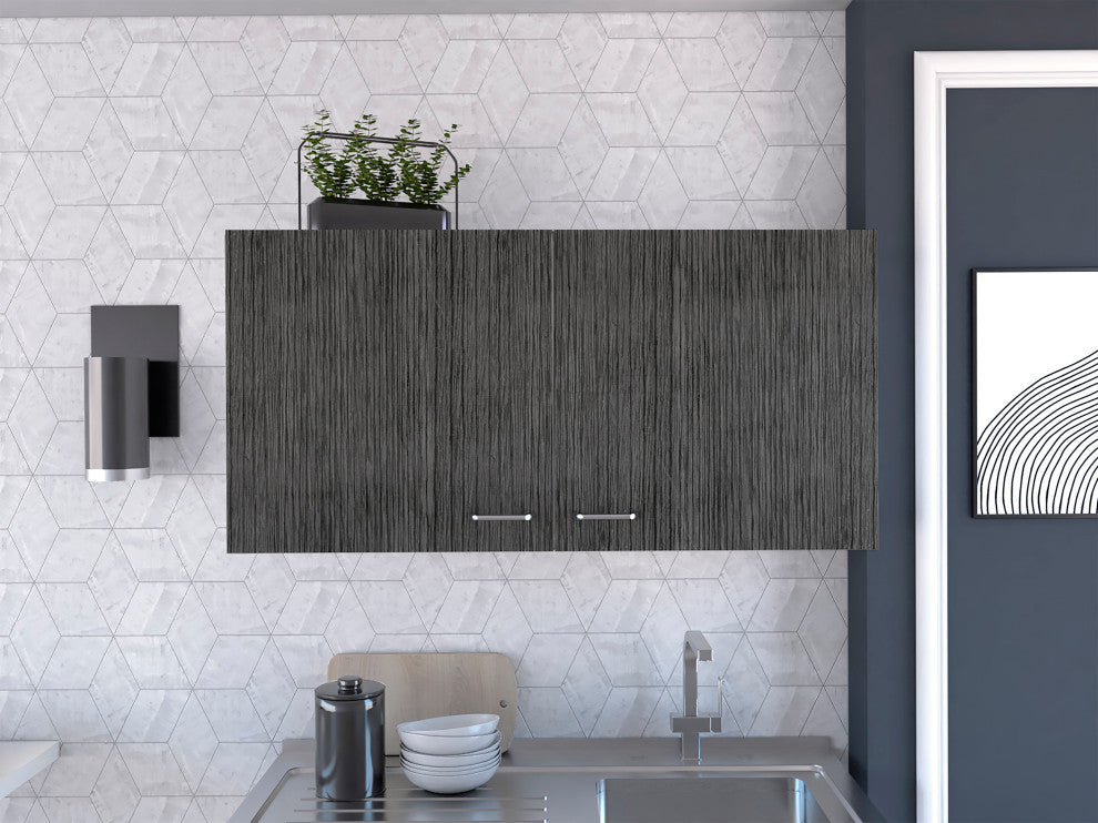 Oklahoma Wall Cabinet, White Smokey Oak