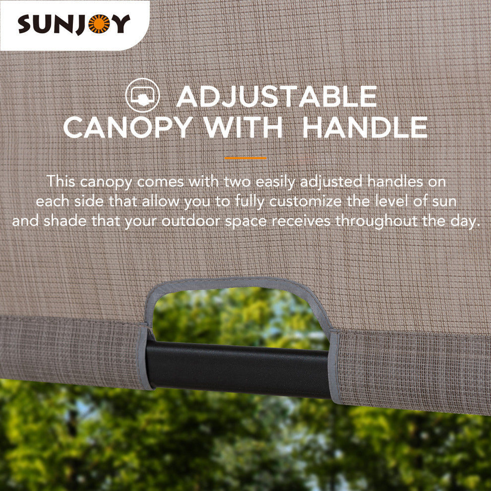 Sunjoy 11'x11' Steel Pergola