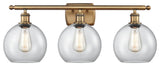 Innovations Lighting 516-3W-BB-G122-8 Athens 3 Light 26" Bath Vanity Light