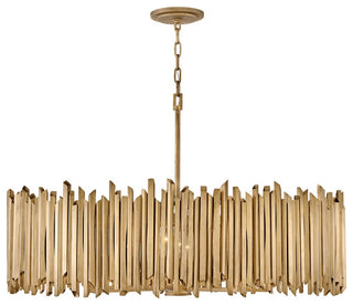Roca LED Pendant, Burnished Gold