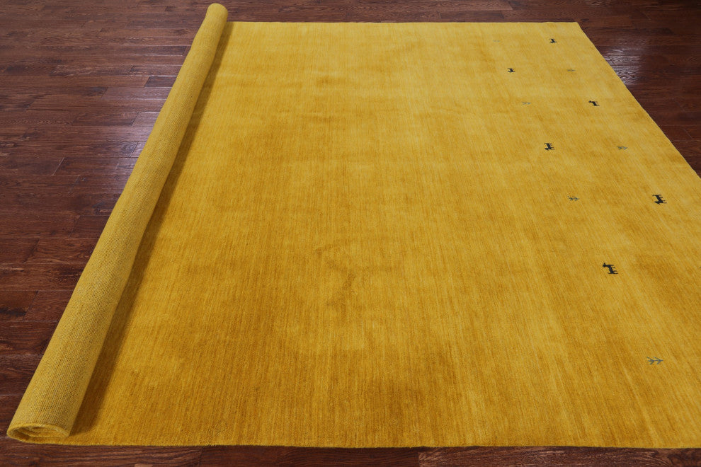 Persian Gabbeh Handmade Wool Rug 9' 0" X 12' 0" - Q15169