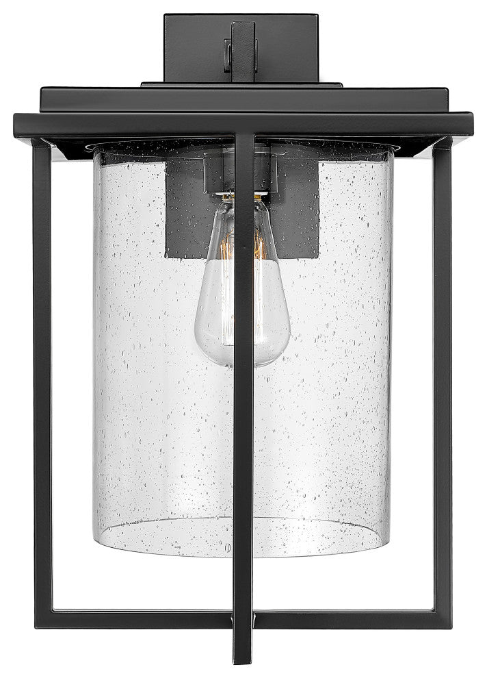 1 Light 11" Powder Coated Black Outdoor