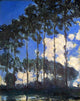 Claude Oscar Monet Poplars on the Banks of the Epte Wall Decal Print