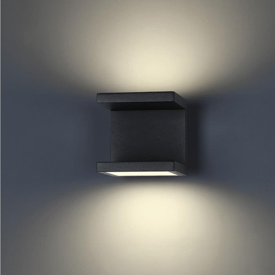 Rail LED Outdoor Wall Mount Graphite Grey Finish
