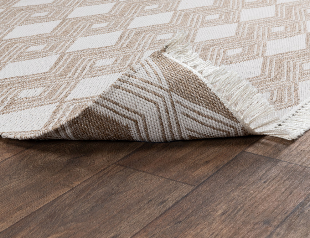 Saugatuck Indoor Outdoor Tan Accent Rug by Kosas Home