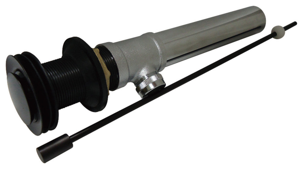 Fauceture Brass Pop-Up Drain without Overflow, Oil Rubbed Bronze