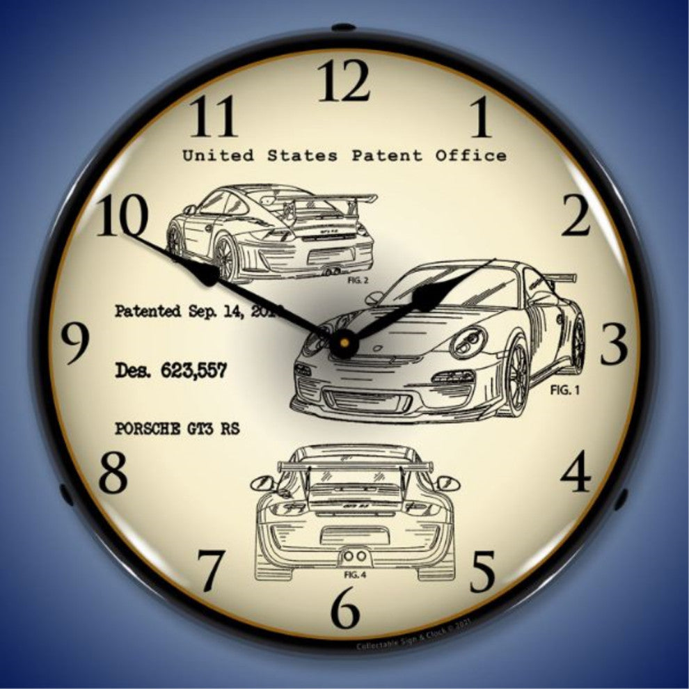 21031204 Porsche GT3 RS Patent Clock