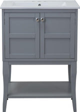 Contemporary Mason 2-Door Vanity Cabinet