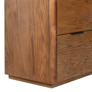 Safavieh Couture Gabrietta Vanity, Medium Oak/White, 48In