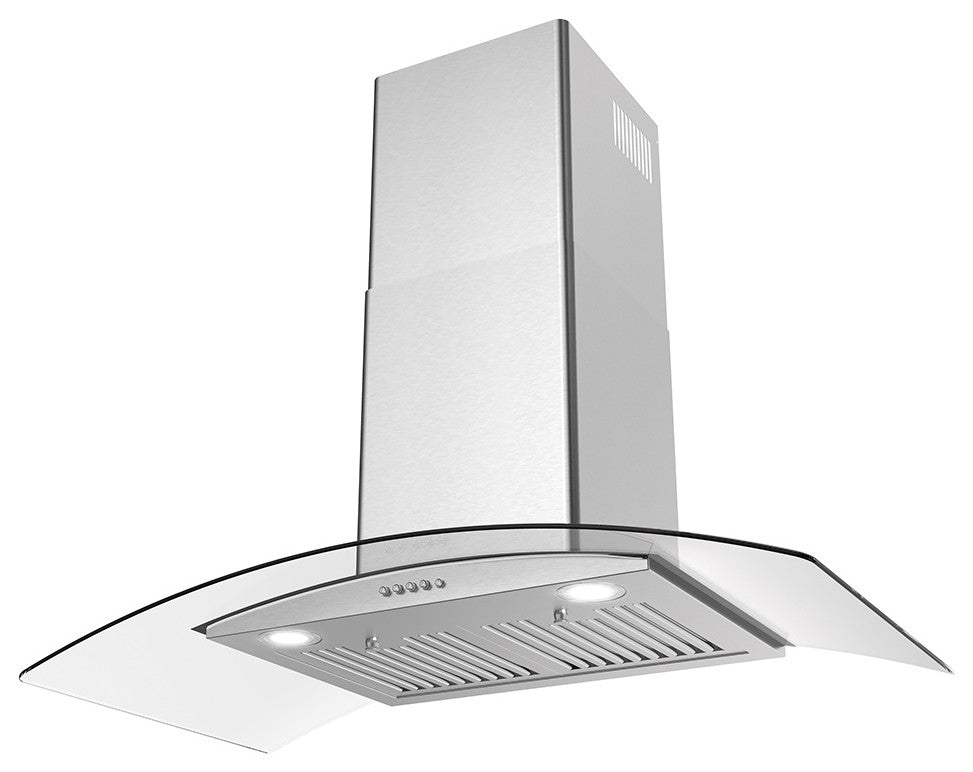 Streamline 36" Gasperi Convertible Wall Mount Range Hood, Stainless Steel