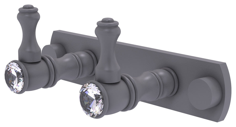 Carolina Crystal 2 Position Multi Hook, Matte Gray