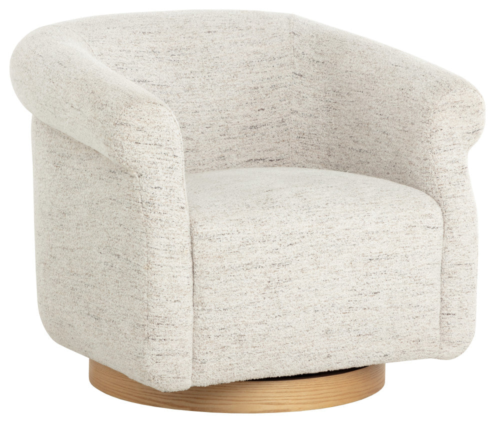 Libby Swivel Lounge Chair, Hailey Moon
