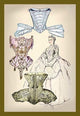 Elaborate Bodices- Gallery Wrapped Canvas Art 28" x 42"