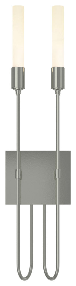 Lisse 2 Light Sconce, Sterling Finish