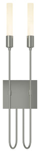 Lisse 2 Light Sconce, Sterling Finish