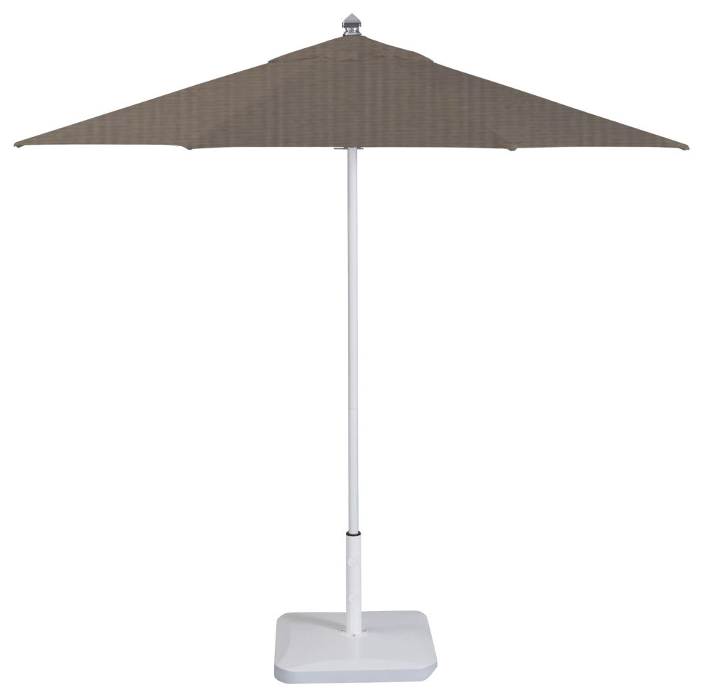 9'' Round Flexibe Commercial Umbrella, White, Graphite