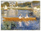 "The Seine at Asnieres" Digital Paper Print by Pierre-Auguste Renoir, 18"x14"