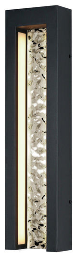 ET2 E30282-125 Liquid 18" Tall LED Outdoor Wall Sconce - Black