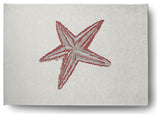 Starfish Nautical Chenille Rug