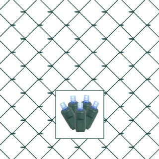 120Lt 4'X6' Led Blue/Gw Wa Twkle Net