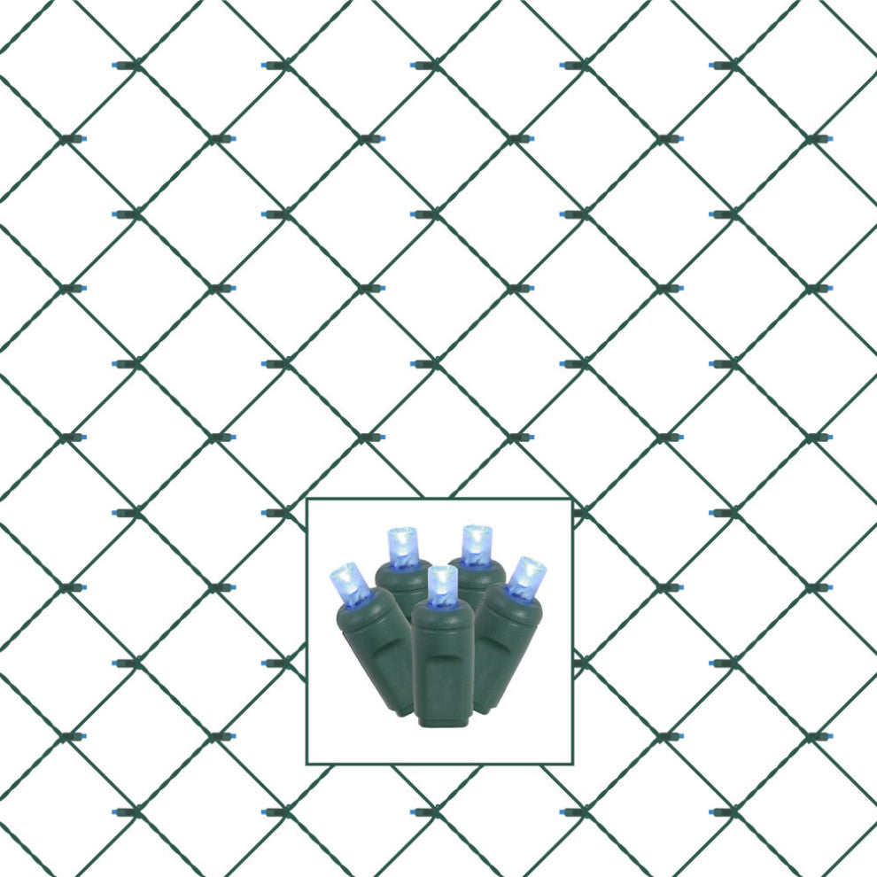 120Lt 4'X6' Led Blue/Gw Wa Twkle Net