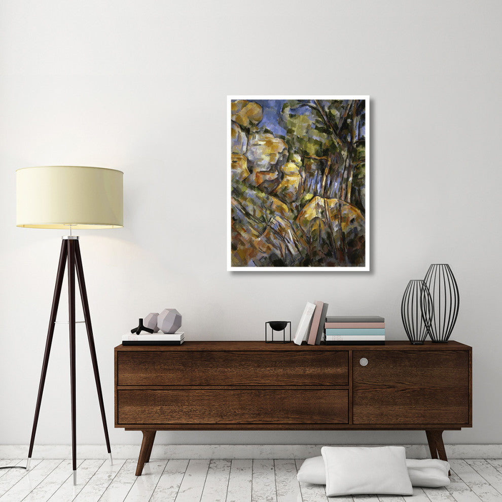 "Le Paysage des Dernieres Annes" Digital Paper Print by Paul Cezanne, 34"x42"
