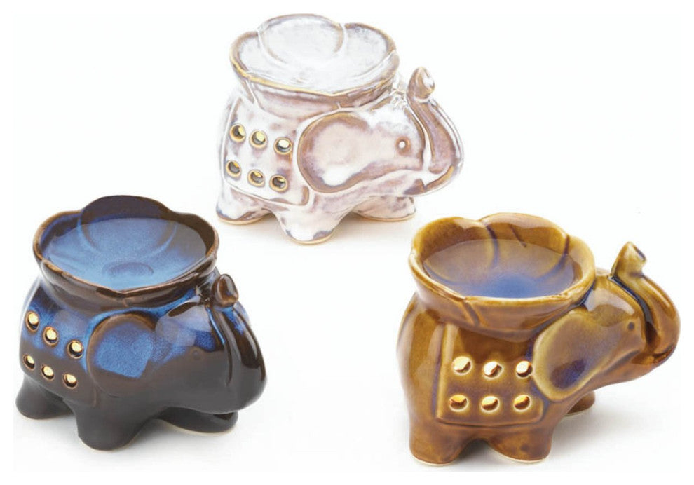 Elephant Oil Warmer Trio