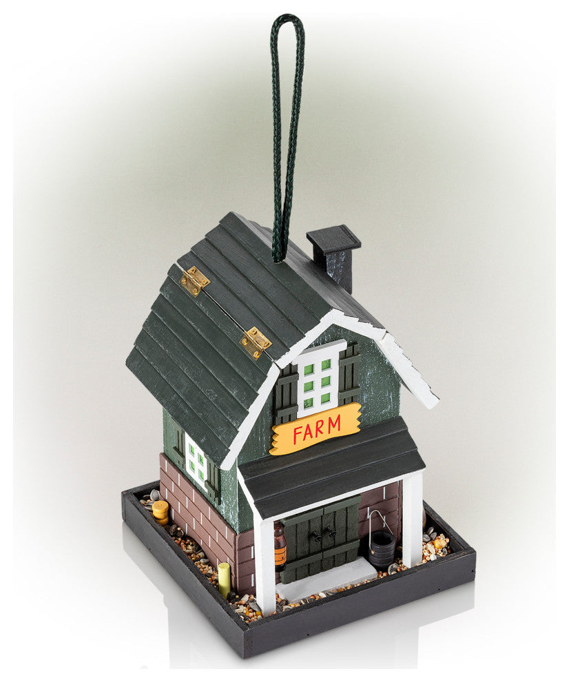 Alpine Hanging Farm Store Bird Feeder, 9"