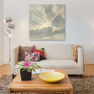 "Cloud Study III" by Sophia Mann, Canvas Print, 26x26"