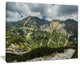 "Panoramic Vista Over Mountains" Canvas Print