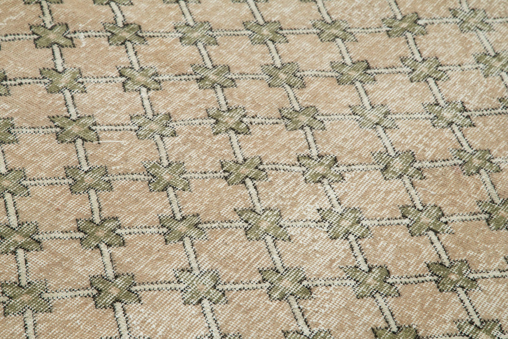 Rug N Carpet - Handwoven Turkish 5' 2'' x 8' 9'' One-of-a-Kind Vintage Rug