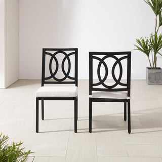 Chambers 2Pc Outdoor Metal Dining Chair Set